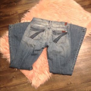 7 for all mankind flare jeans